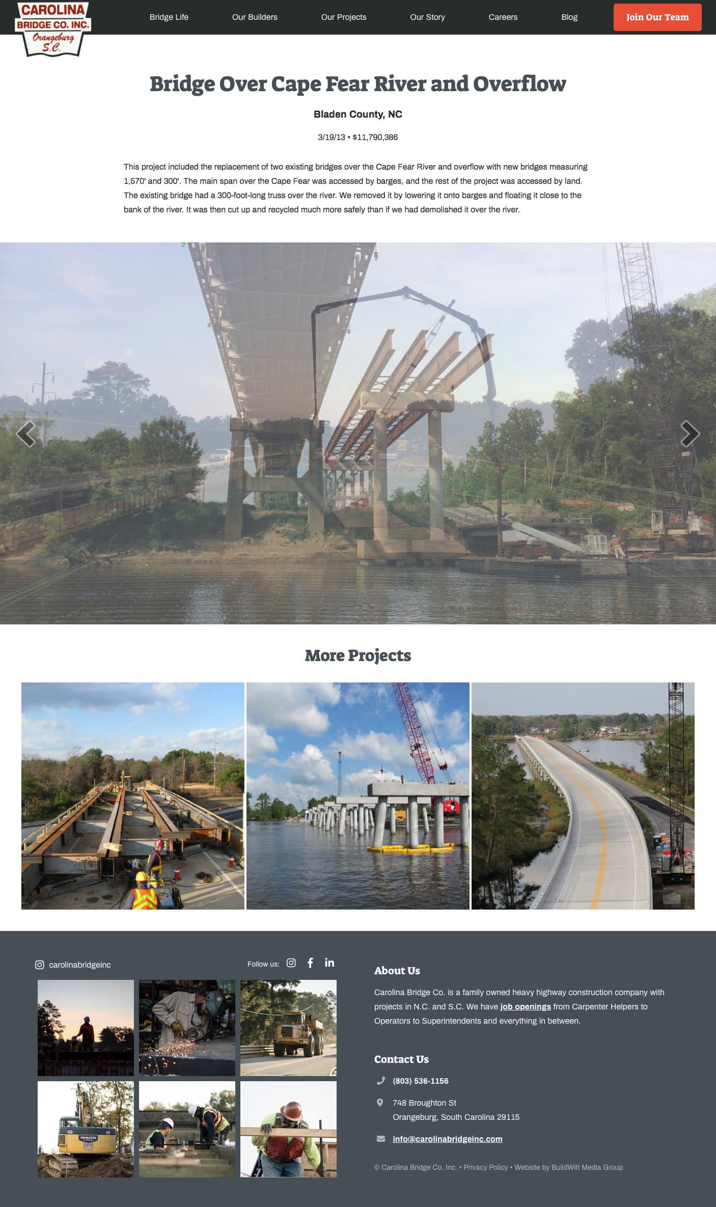 Carolina Bridge Project Template
