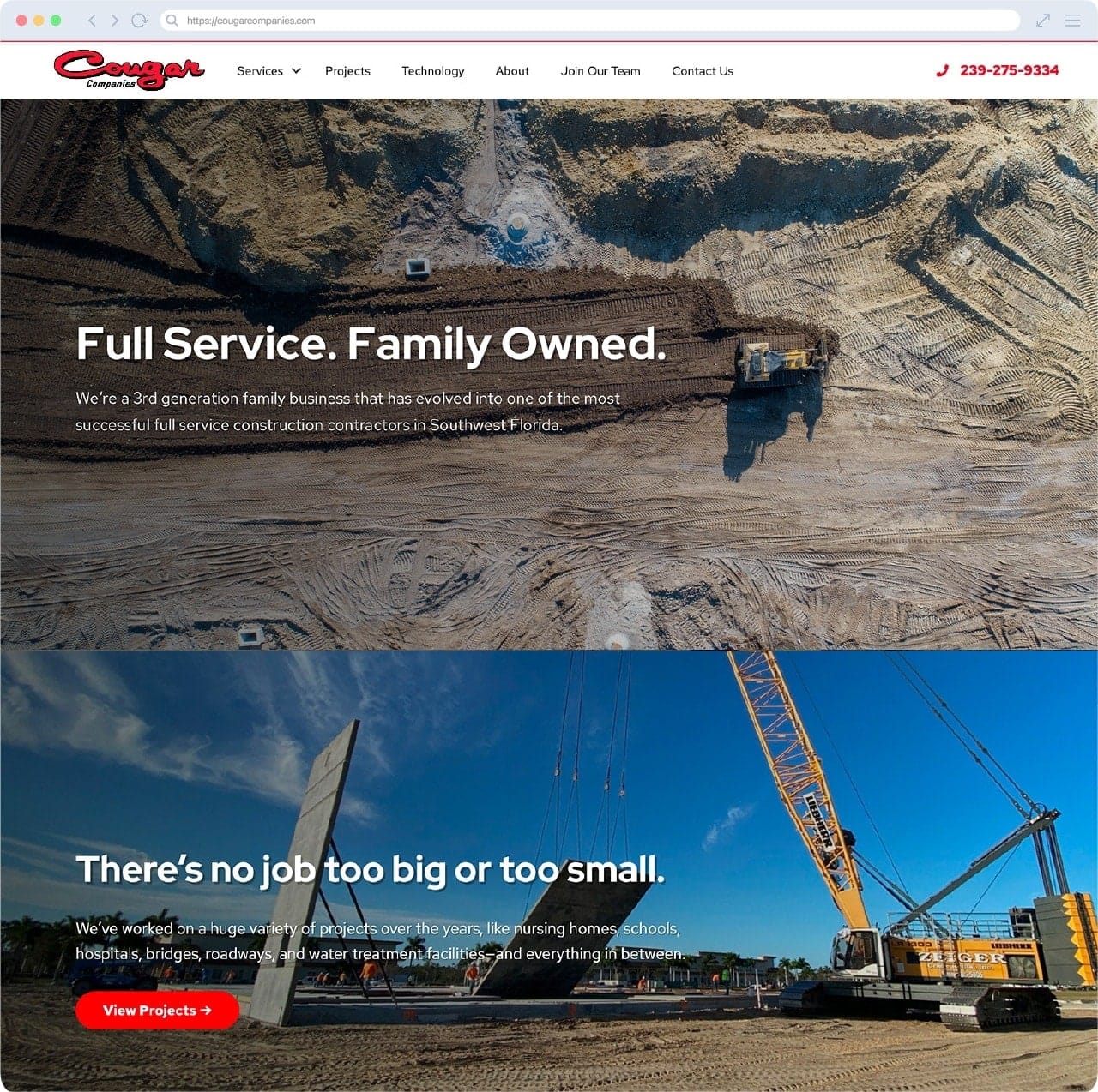 Cougar Companies Website
