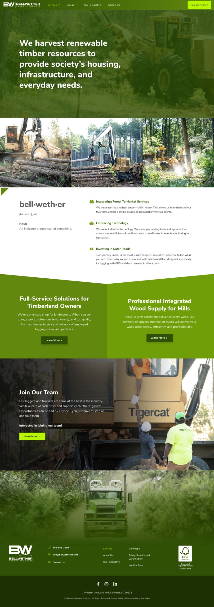 Bellwether Services Page