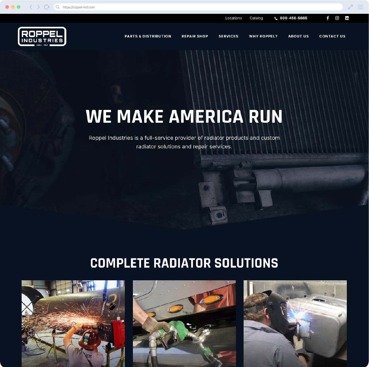 Roppel Industries Website