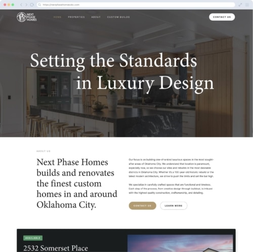Next Phase Homes Website